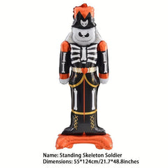 Oversized Standing Skull Soldier Balloon Halloween Decoration