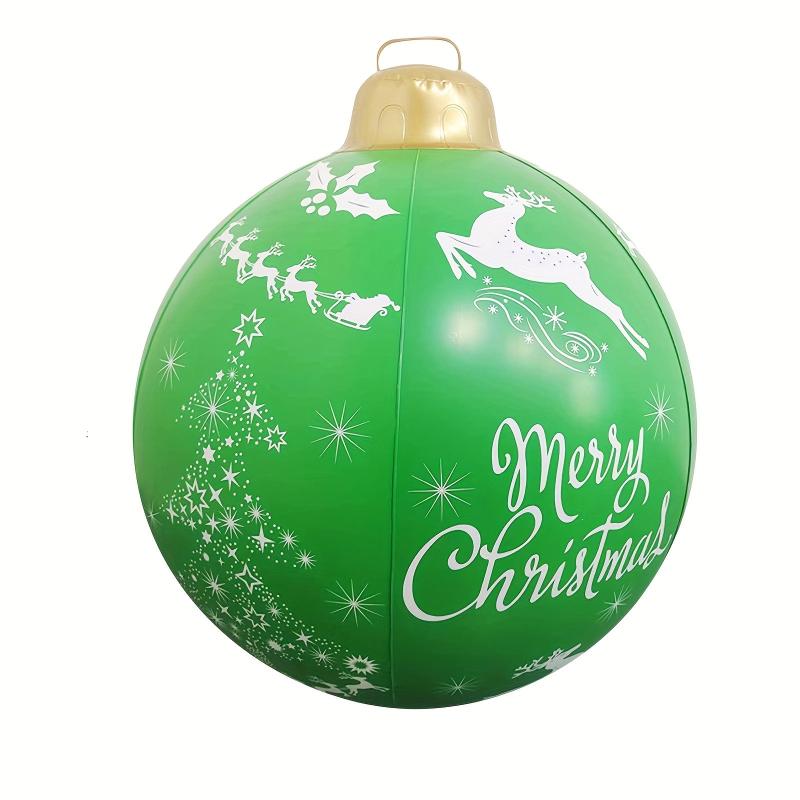 Outdoor Christmas Inflatable Ball w/ LED Lights & Remote Control