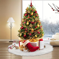 48in Christmas Tree Skirt Holiday Ornaments Decor