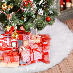 48in Christmas Tree Skirt Holiday Ornaments Decor