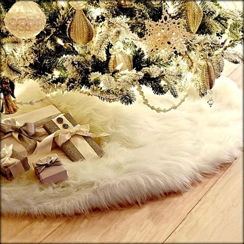 48in Christmas Tree Skirt Holiday Ornaments Decor