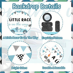 Racing Car Theme Party Decorations & Balloon Garland Set