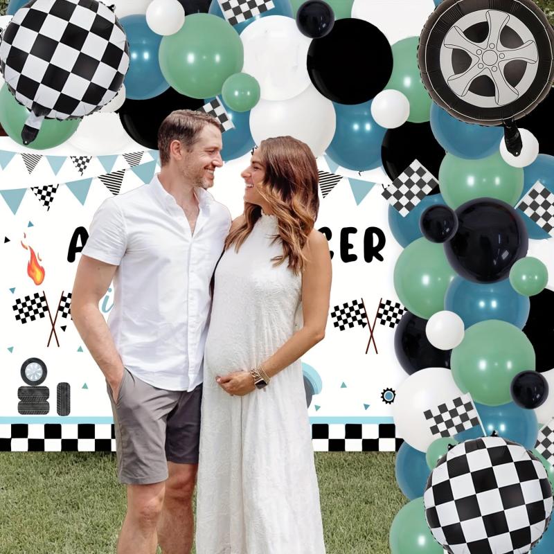 Racing Car Theme Party Decorations & Balloon Garland Set