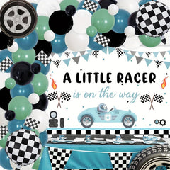 Racing Car Theme Party Decorations & Balloon Garland Set