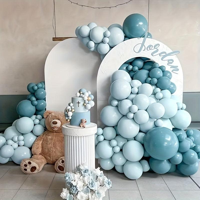 Ocean Balloon Kit With Golden Balloons Arch Garland DIY Arch Birthday