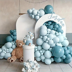 Ocean Balloon Kit With Golden Balloons Arch Garland DIY Arch Birthday