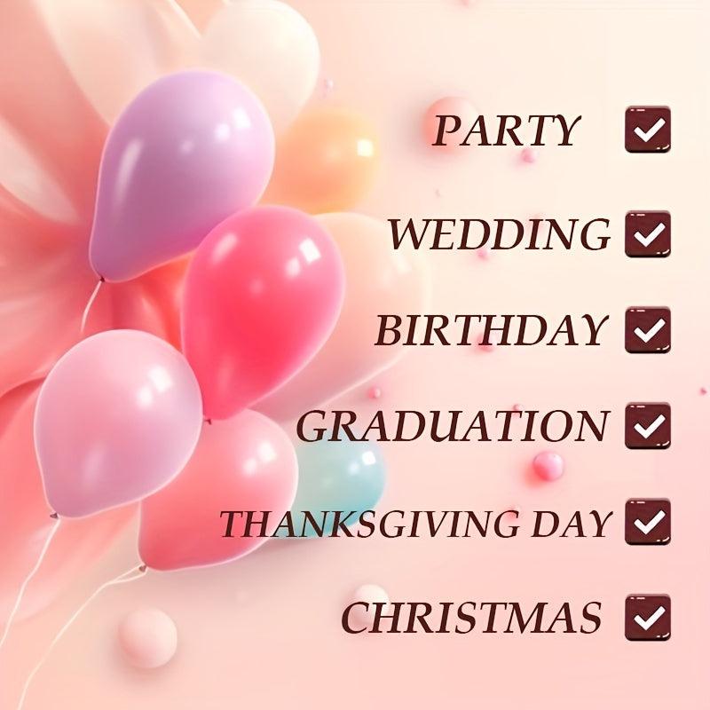 8pcs Transparent Balloon Glue Double Sided Tape For Party Wedding Decoration