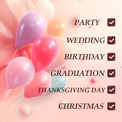 8pcs Transparent Balloon Glue Double Sided Tape For Party Wedding Decoration