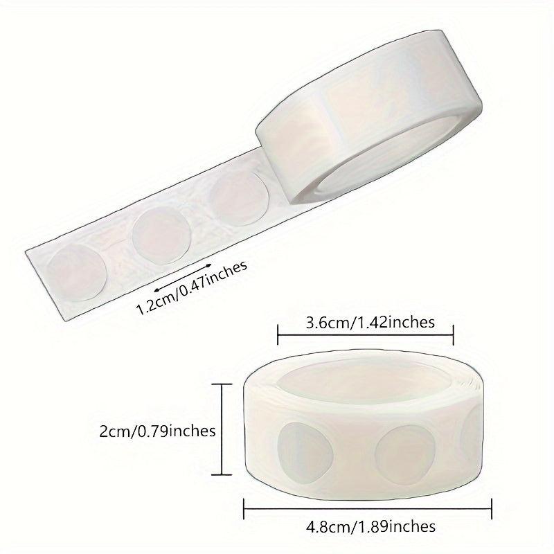 8pcs Transparent Balloon Glue Double Sided Tape For Party Wedding Decoration