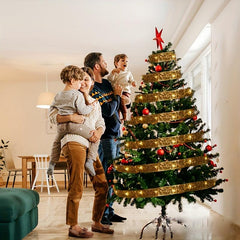 LED Light String Christmas Tree Decorative Ribbon Flashing Light