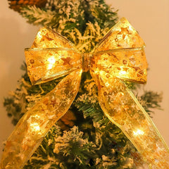 LED Light String Christmas Tree Decorative Ribbon Flashing Light