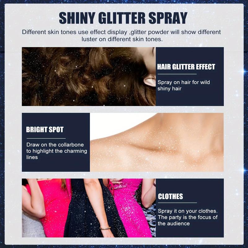 Nightclub Party Skin Brightening Glitter Spray