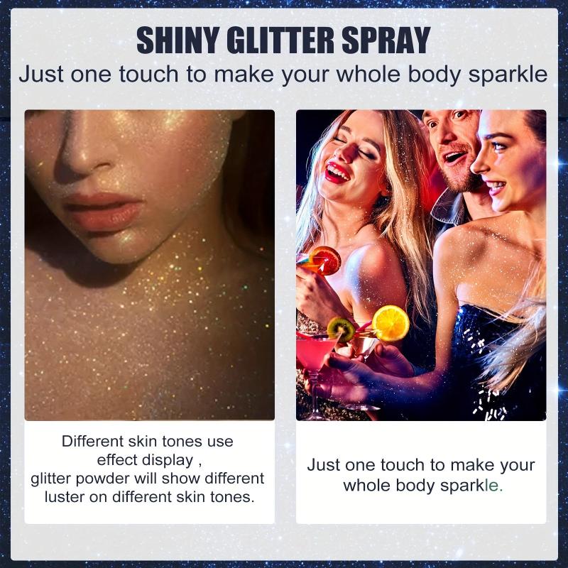 Nightclub Party Skin Brightening Glitter Spray