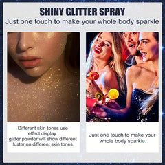 Nightclub Party Skin Brightening Glitter Spray
