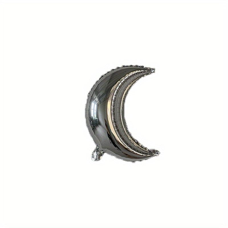 Aluminum Film Balloon Moon Love Shape Background Wall Decoration