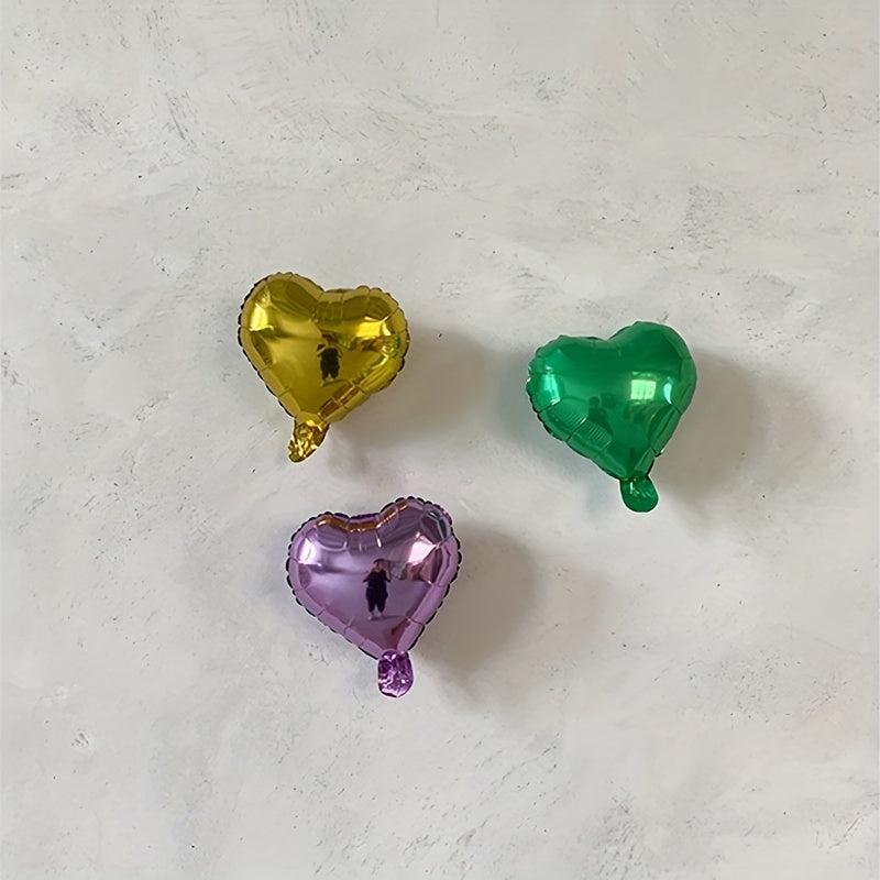 Aluminum Film Balloon Moon Love Shape Background Wall Decoration