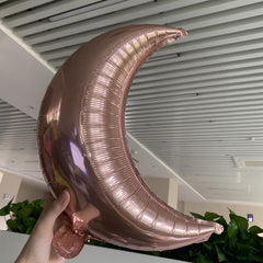 Aluminum Film Balloon Moon Love Shape Background Wall Decoration