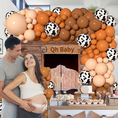 Cow Theme Balloons Arch Garland Kit for Party Decorations