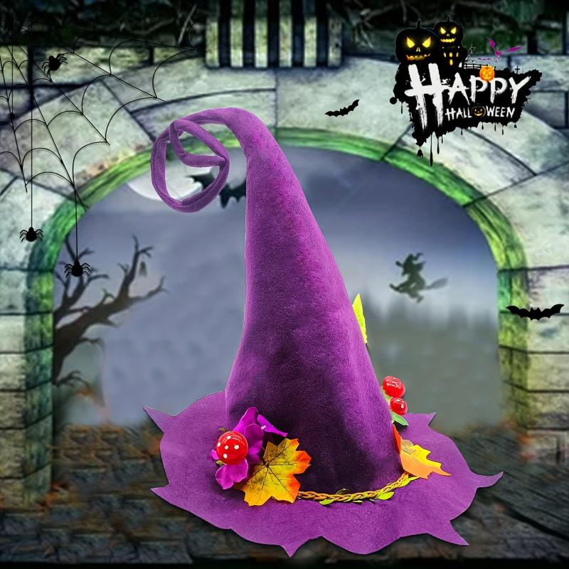 Party Carnival Dress Up Hat Felt Pointed Hat Halloween Models