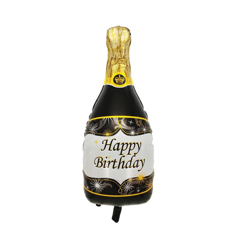 Colorful Large Birthday Cake Aluminum Film Balloon Photo Props