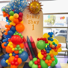 School Bus Balloon Garland Kit - Back To School Decoration