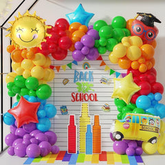 School Bus Balloon Garland Kit - Back To School Decoration