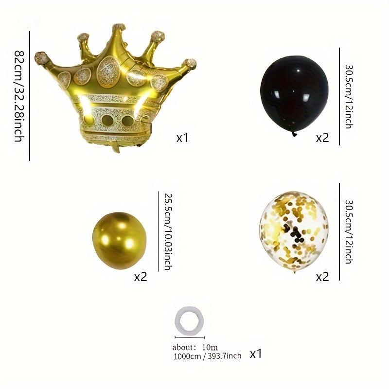 Crown Shaped Balloons Wedding Party Decorations