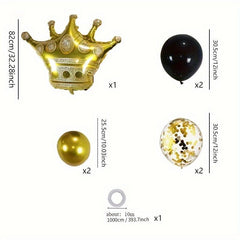 Crown Shaped Balloons Wedding Party Decorations