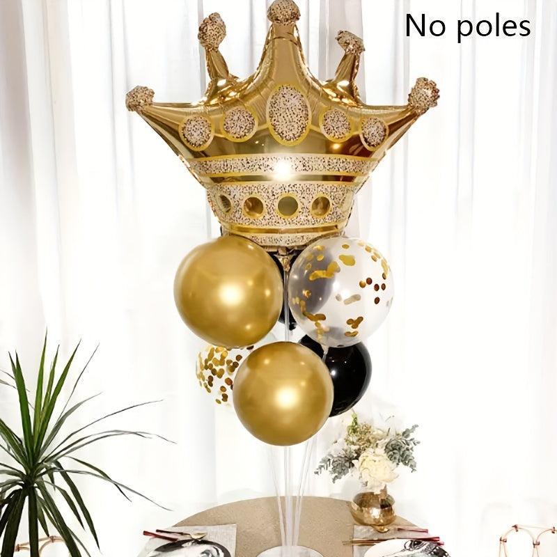 Crown Shaped Balloons Wedding Party Decorations