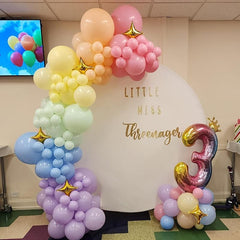 Pastel Rainbow Balloon Arch Kit Carnival Circus Balloon Garland