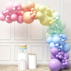 Pastel Rainbow Balloon Arch Kit Carnival Circus Balloon Garland