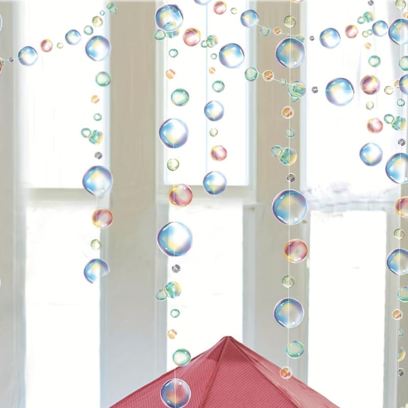 Fantasy Round Film Bubble Pull Flag Summer Party Celebration Party Decoration