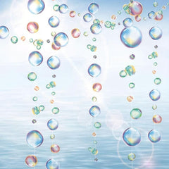Fantasy Round Film Bubble Pull Flag Summer Party Celebration Party Decoration