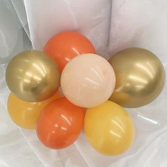 143pcs Orange Balloons Garland Kit for Party Supplies