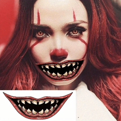 Masquerade Party Halloween Temporary Tattoo Sticker