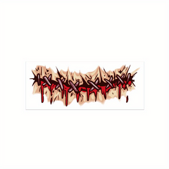 Masquerade Party Halloween Temporary Tattoo Sticker