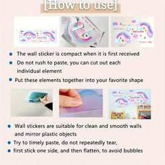 3pcs Set 3D Christmas Wall Sticker Tree Pattern Self Adhesive Wall Stickers