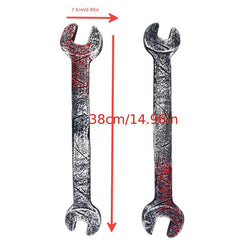 Halloween Wrench Props Bloody Ornaments