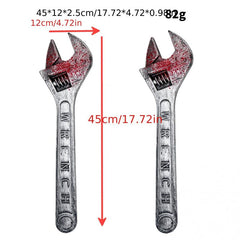 Halloween Wrench Props Bloody Ornaments
