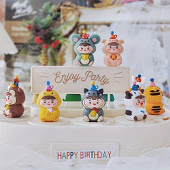 Animal Shape Cake Decorations for Party