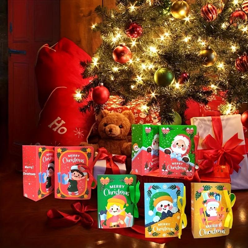 Christmas Candy Packaging Box Cartoon Santa Claus Gift Box Snowman Party Favors