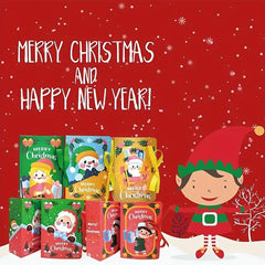 Christmas Candy Packaging Box Cartoon Santa Claus Gift Box Snowman Party Favors