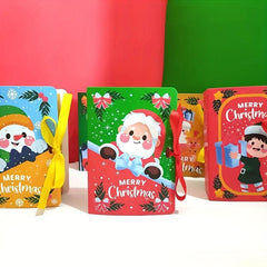 Christmas Candy Packaging Box Cartoon Santa Claus Gift Box Snowman Party Favors