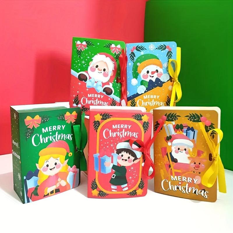 Christmas Candy Packaging Box Cartoon Santa Claus Gift Box Snowman Party Favors