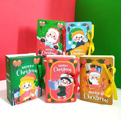 Christmas Candy Packaging Box Cartoon Santa Claus Gift Box Snowman Party Favors