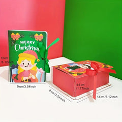 Christmas Candy Packaging Box Cartoon Santa Claus Gift Box Snowman Party Favors