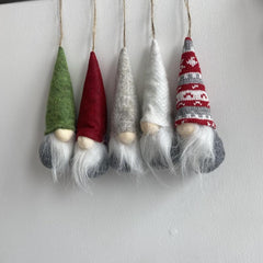 5pcs Christmas Wool Faceless Old Man Gnome Plush Dolls