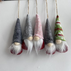 5pcs Christmas Wool Faceless Old Man Gnome Plush Dolls