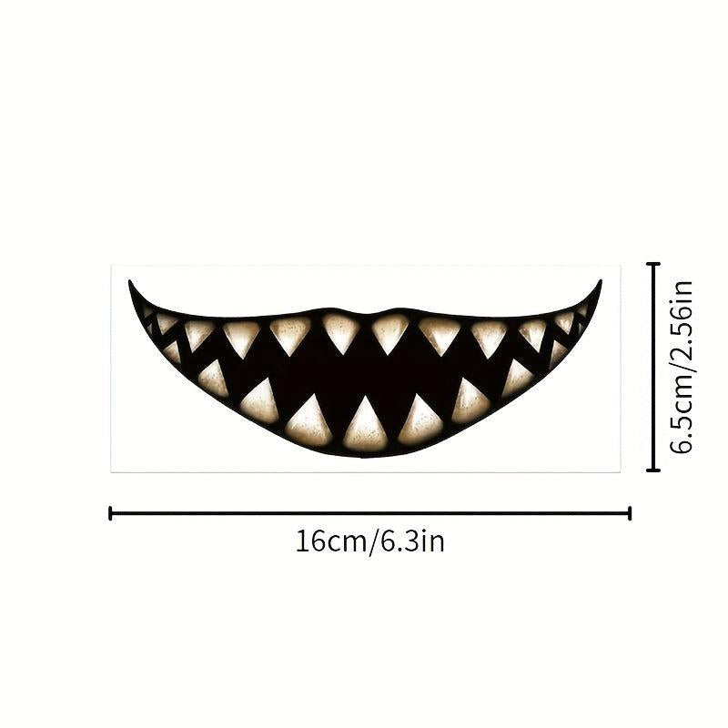 Halloween Mouth Tattoo Sticker Waterproof Temporary Tattoo Prank
