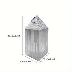 Transparent Crystal Small Wind Lamp for Home Decoration